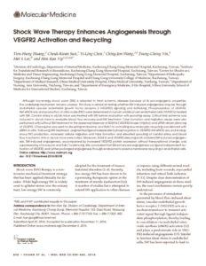 thumbnail of Terapia por Ondas de Choque Melhora a Angiogênese através da Ativação e Reciclagem do VEGFR2